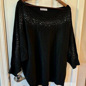 Black Sweater with Sparkles